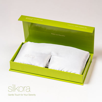 Premium Silk Deep Sleep Mask - Off-White
