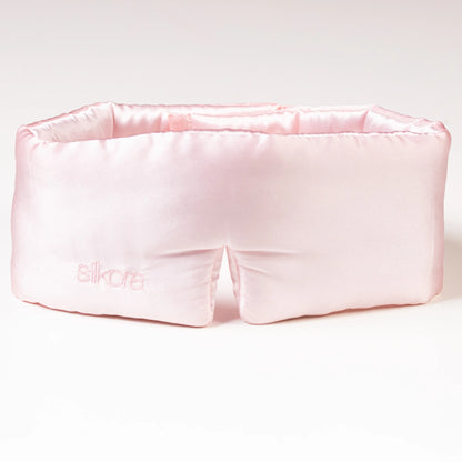 Premium Silk Deep Sleep Mask - Lotus Pink