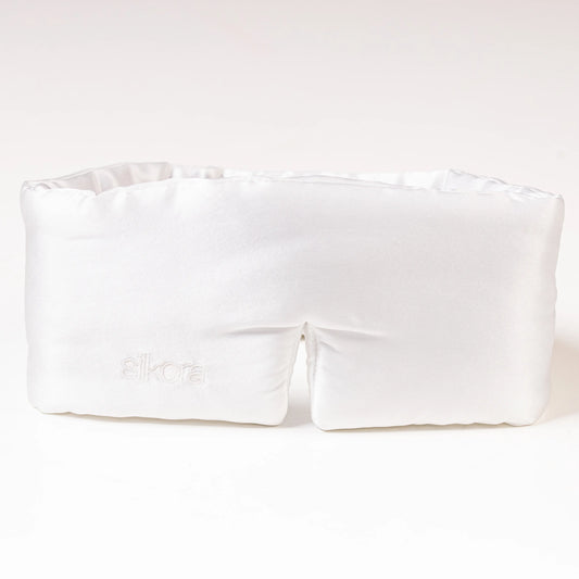 Premium Silk Deep Sleep Mask - Off-White